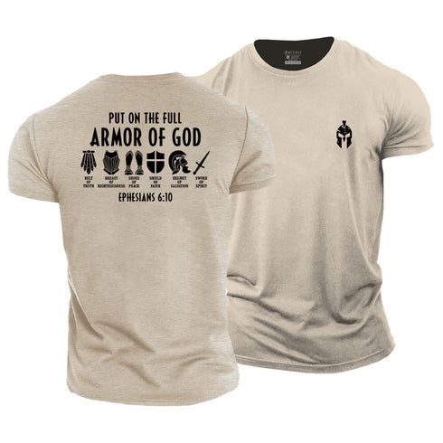 Men's Armor Of God Cotton T-Shirt